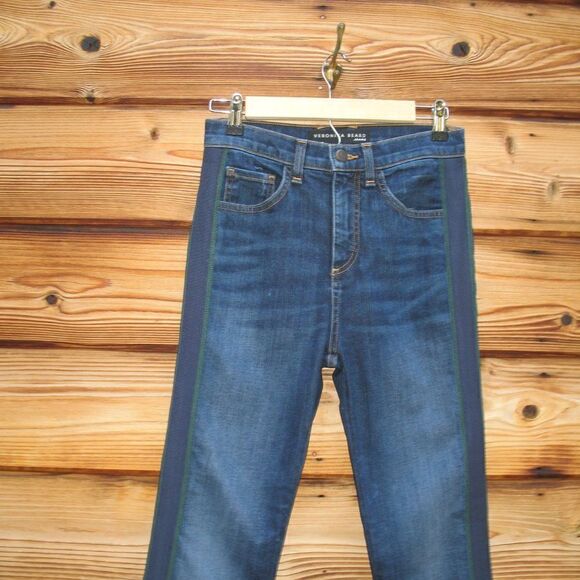Veronica Beard Carly Kick Flare High Waist Jeans - Picture 4 of 10